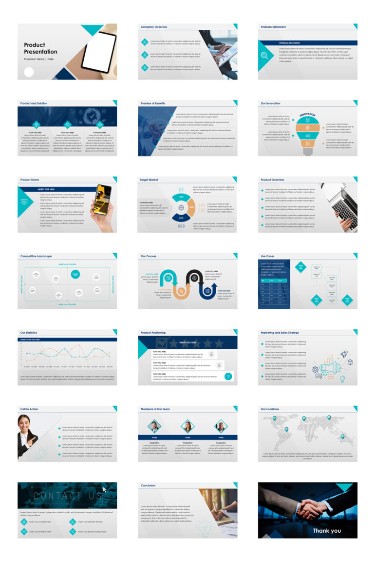 Product Presentation PowerPoint template, Product Introduction