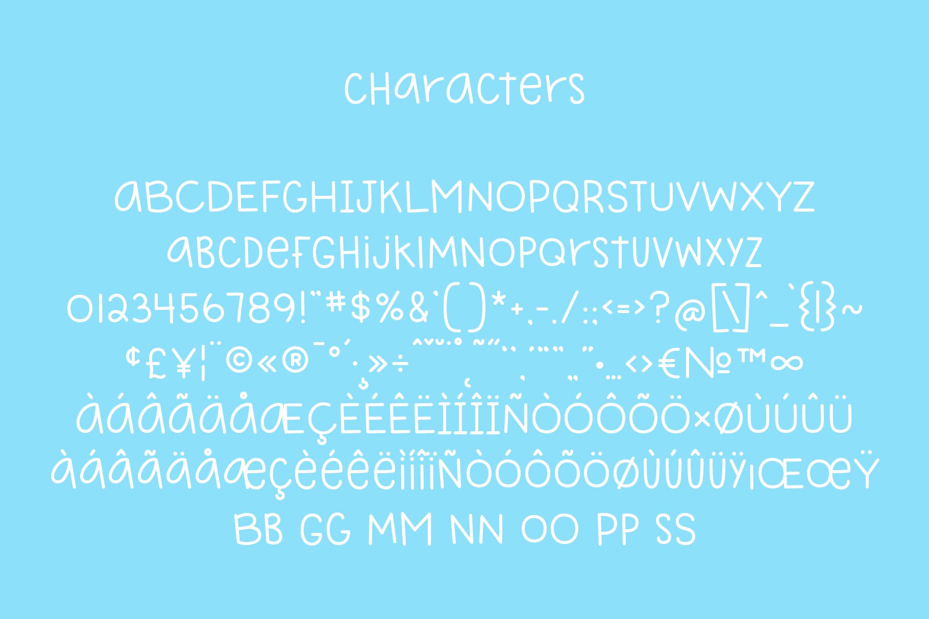 Goodness Gracious Font preview image.