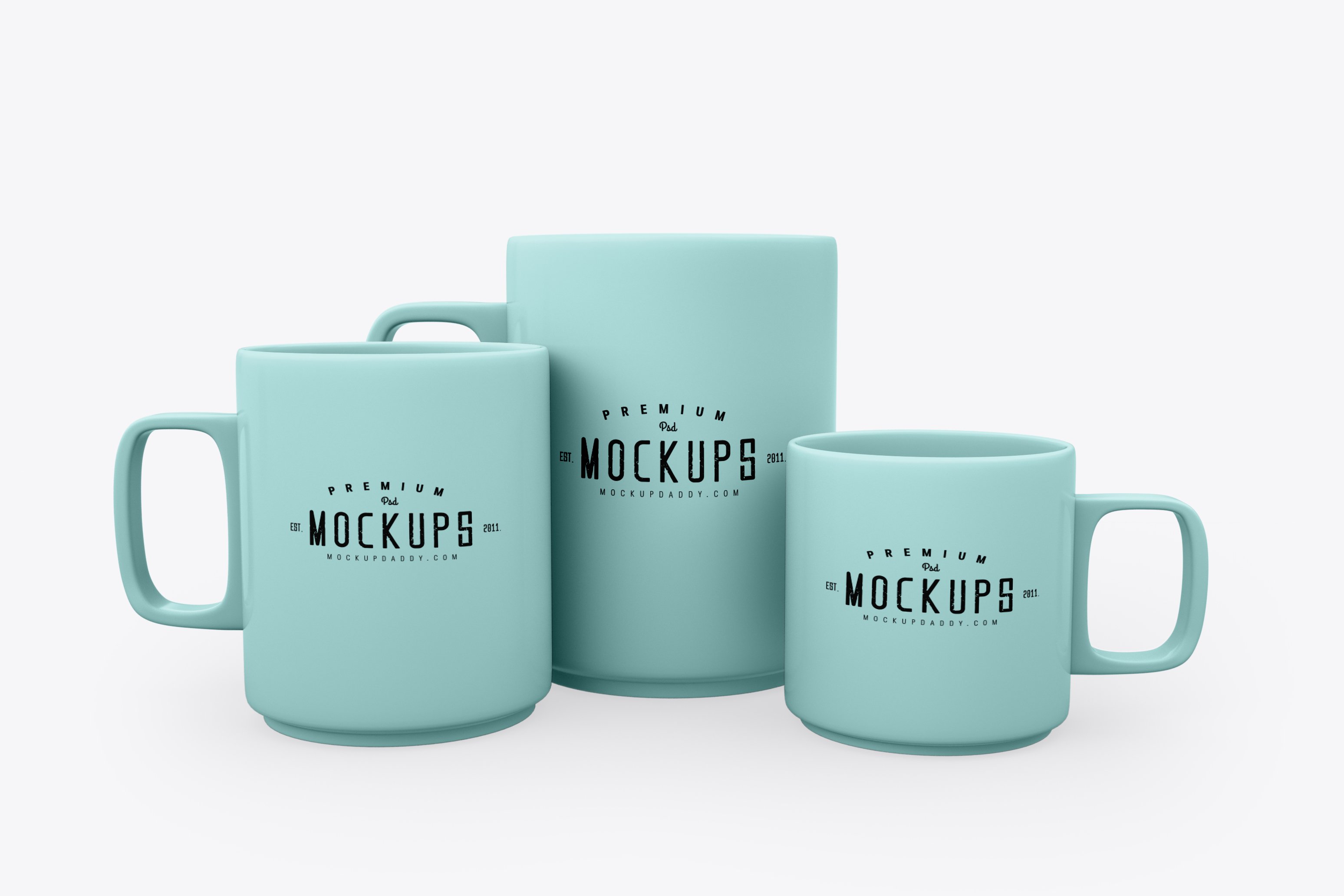Ceramic Mug Mockup - 3 Sizes cover image.