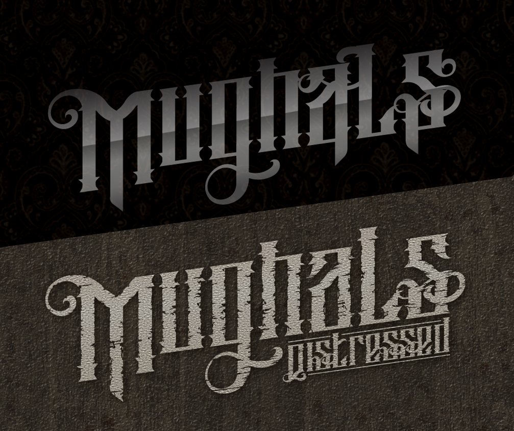 Mughals Font Family cover image.