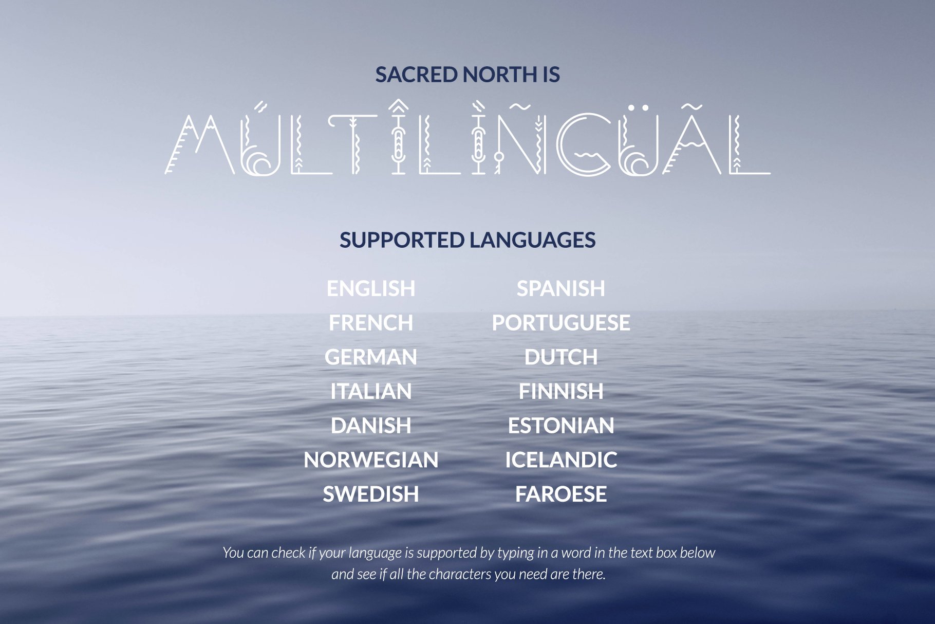 multilingual – sacred north typeface – preview image 295