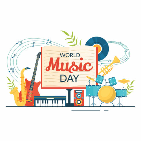 14 World Music Day Illustration cover image.