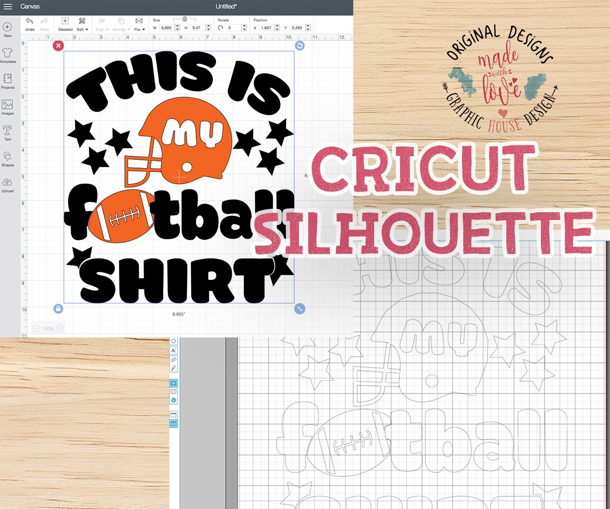This is my Football Shirt Cut File preview image.