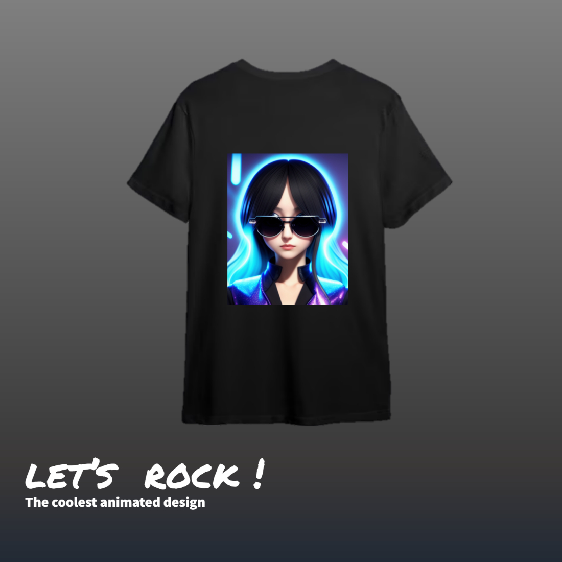 coolest animated t-shirt design to rock cover image.