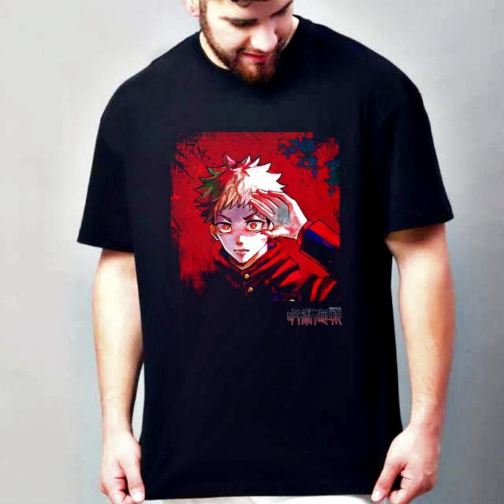 Latest yugi itadori from Jujutsu Kaisen T-shirt print design ...