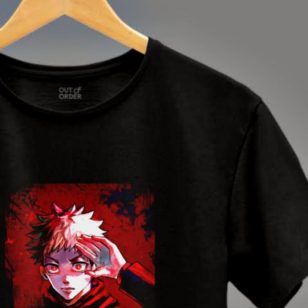 Latest yugi itadori from Jujutsu Kaisen T-shirt print design ...