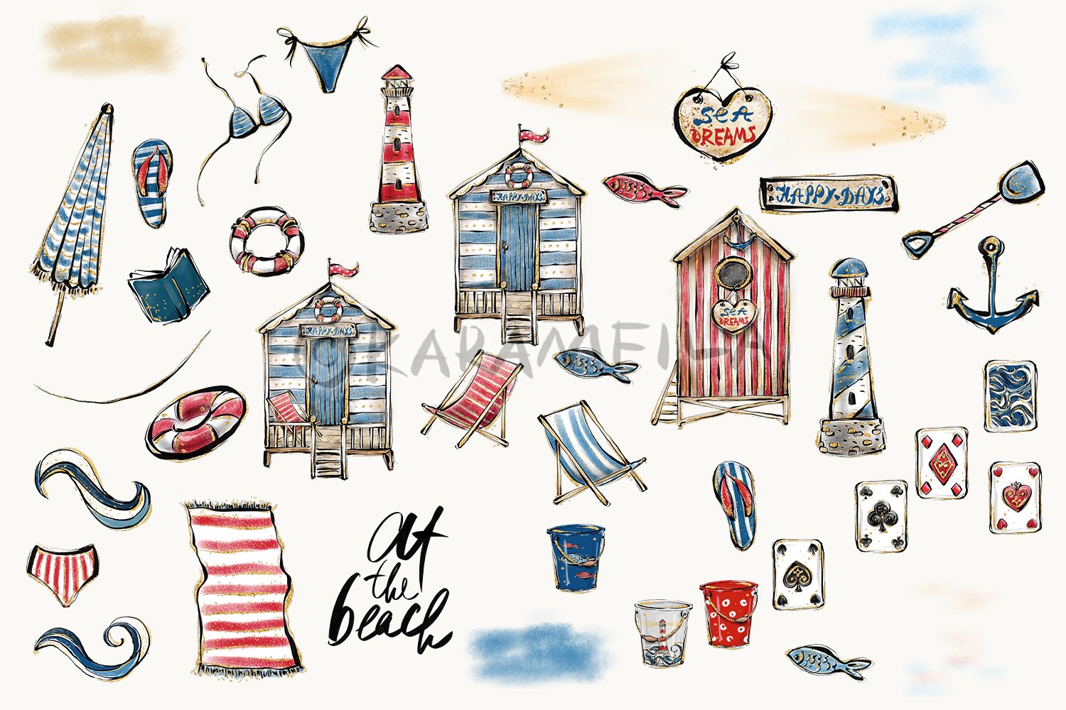 nautical beach pinup girls clipart 3 175