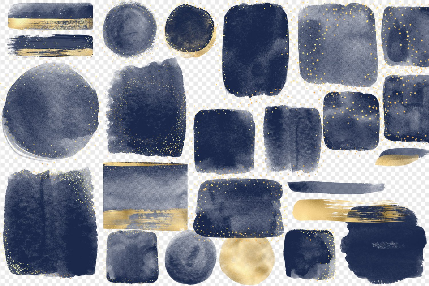 navy and gold paint elements preview 3 368