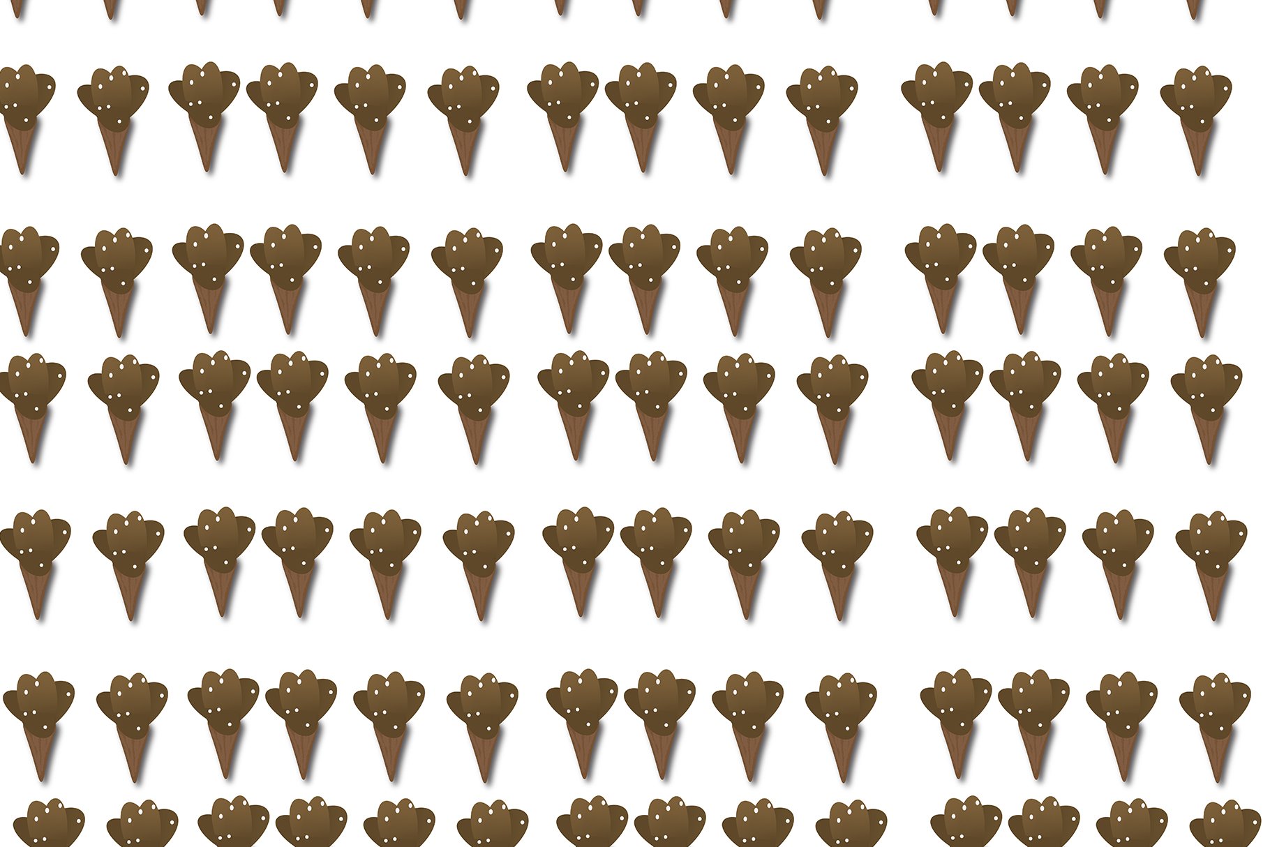 Ice cream pattern set. preview image.
