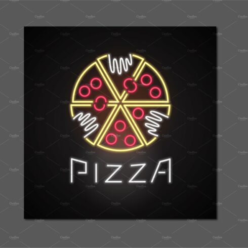 Vector logo for pizza cover image.