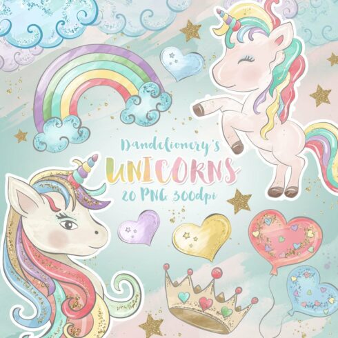 Unicorn dreams design cover image.