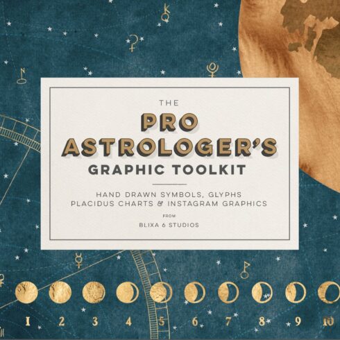 Pro Astrology Vector & Instagram Set cover image.