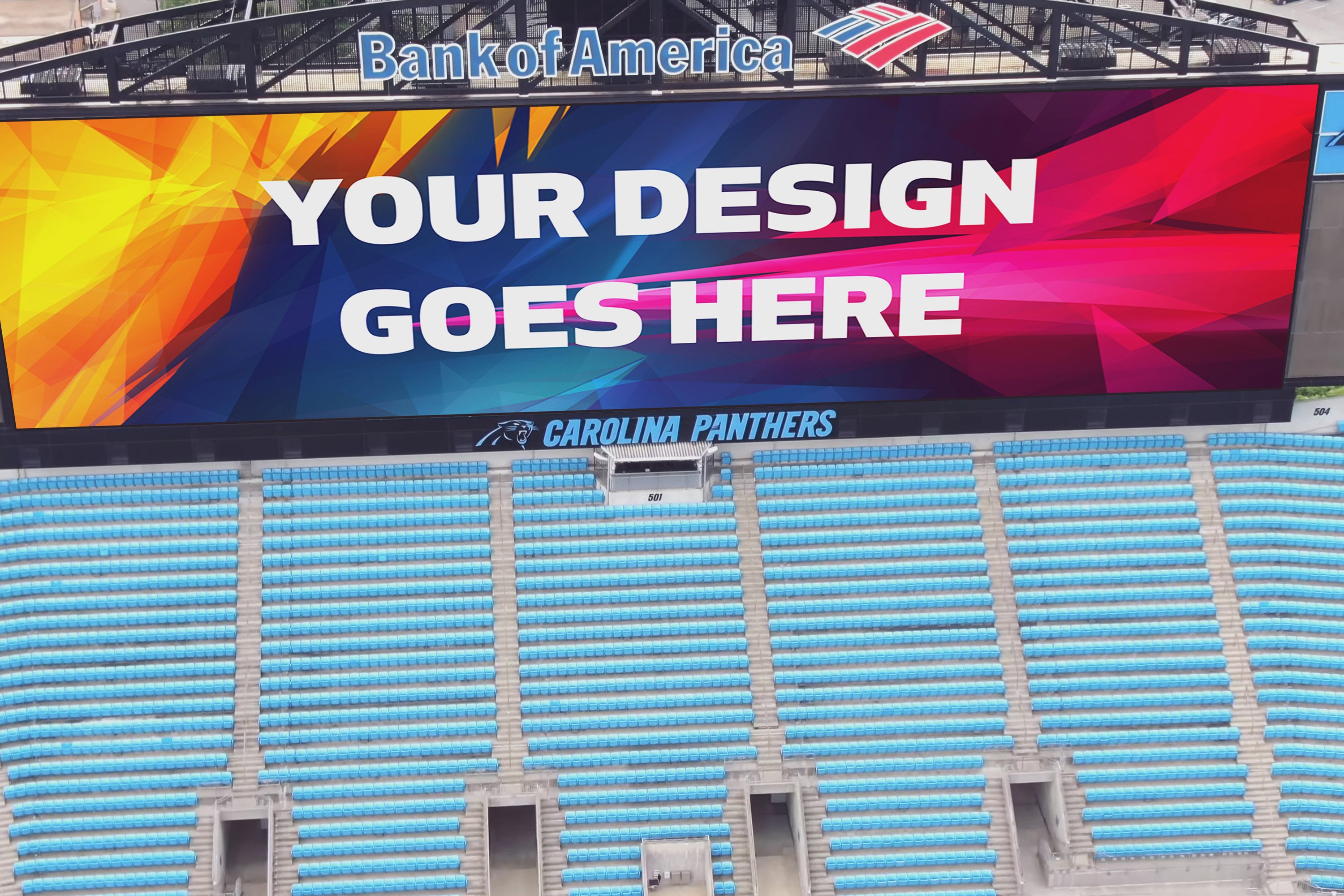 12 PSD NFL Stadium Display Mockup preview image.
