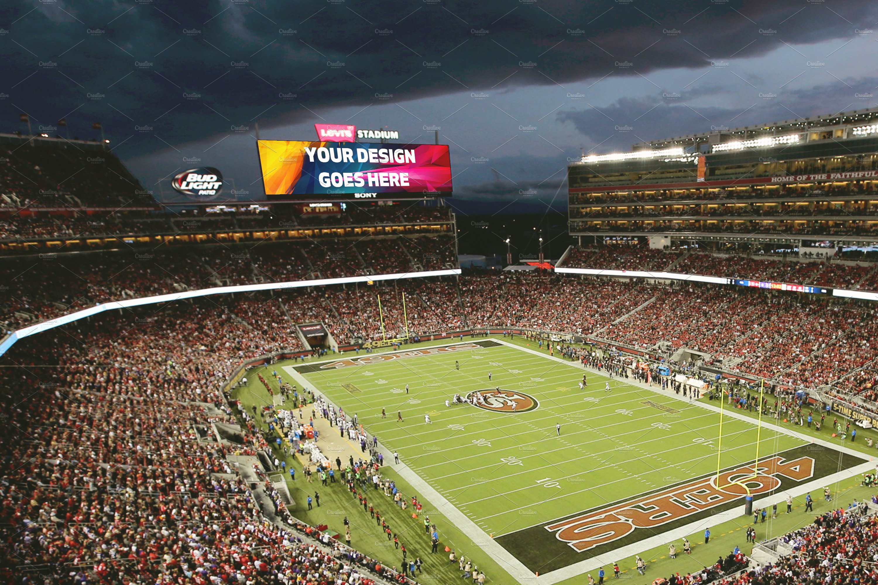 NFL Stadium Projector Mock-up#6 cover image.