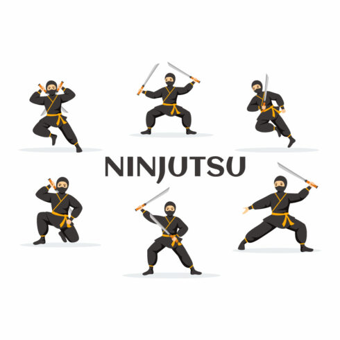 8 Ninjutsu Ninja Shinobi Illustration cover image.