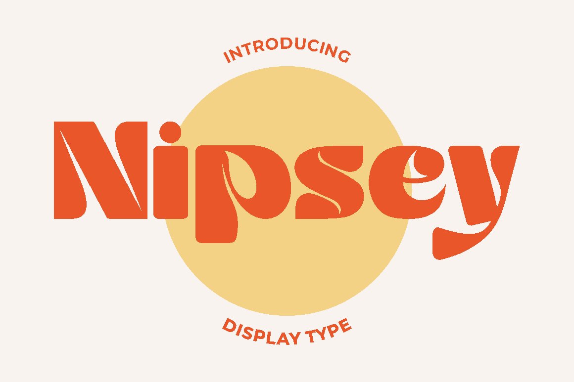 Nipsey - Display Font cover image.