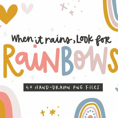 Rainbow Illustrations | Clip Art cover image.