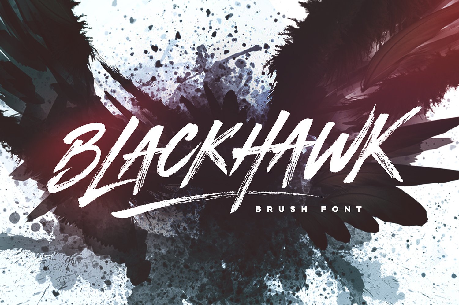 BLACKHAWK Brush Font cover image.
