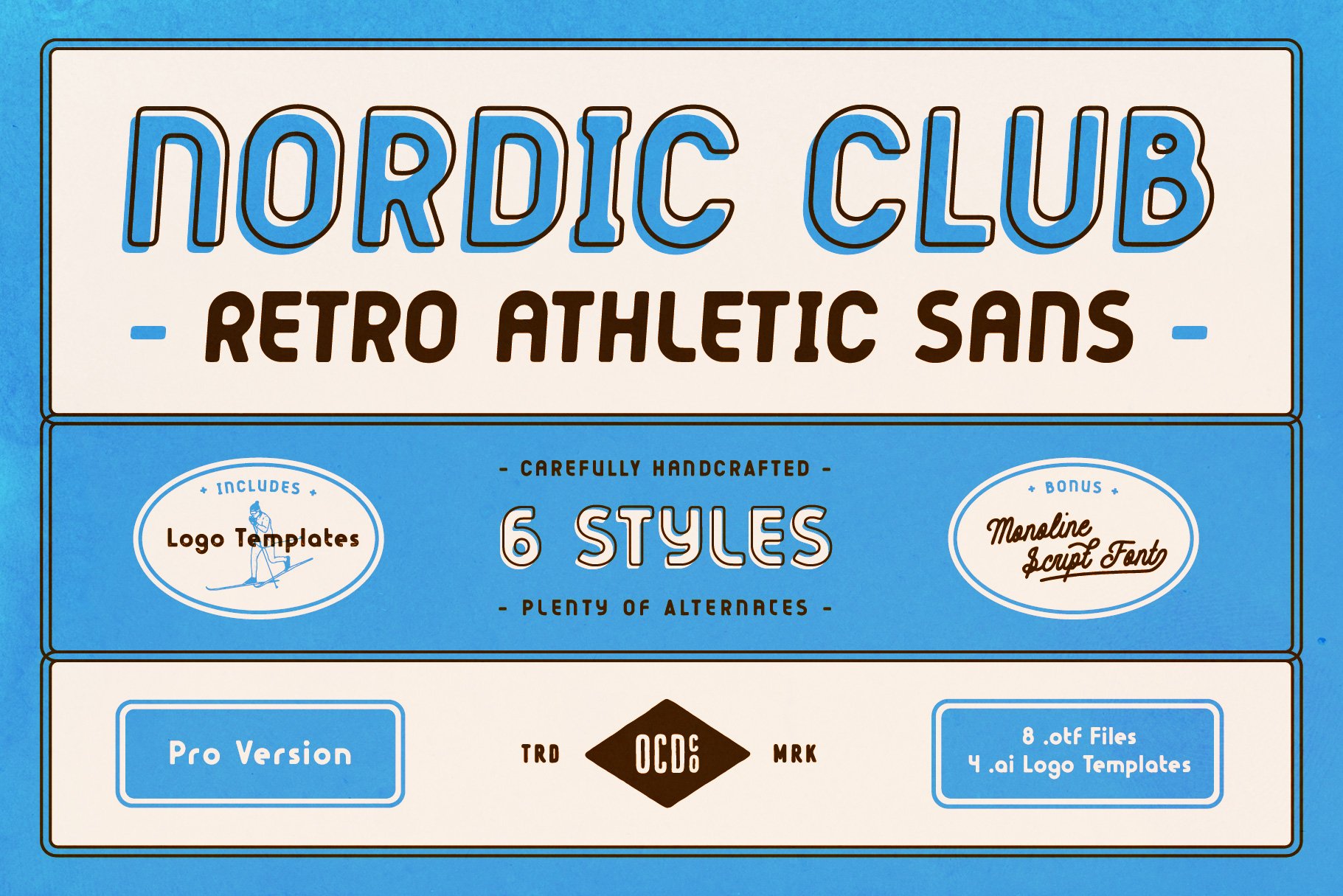 Nordic Club - Retro Athletic Sans cover image.