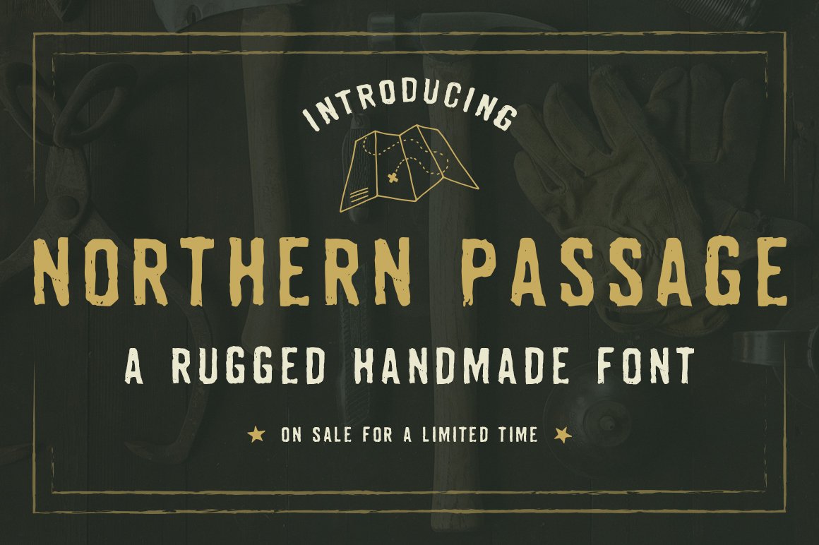 Northern Passage - A Handmade Font cover image.