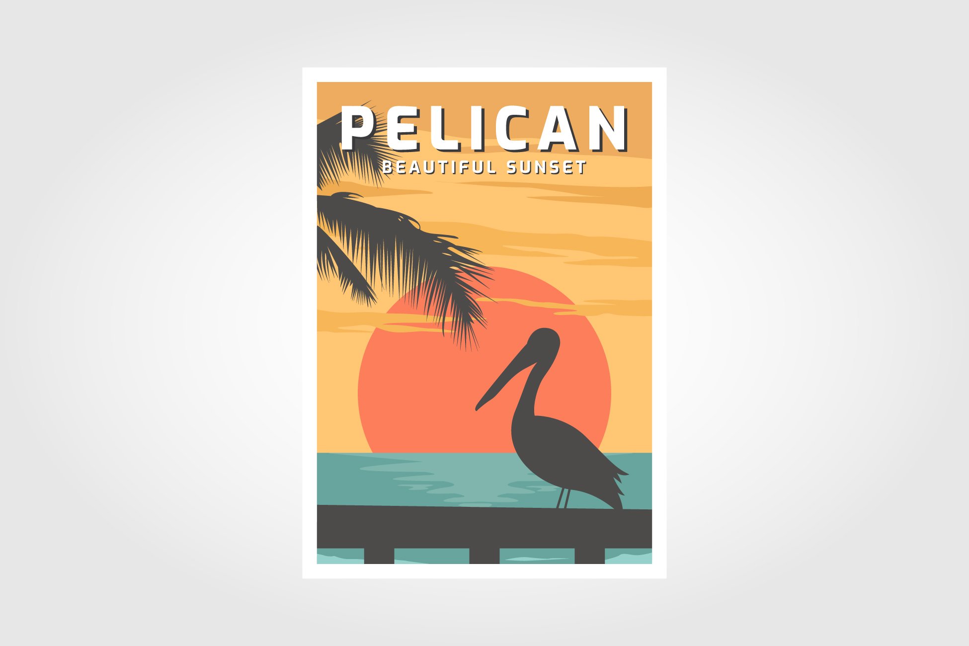 pelican vintage poster paradise cover image.