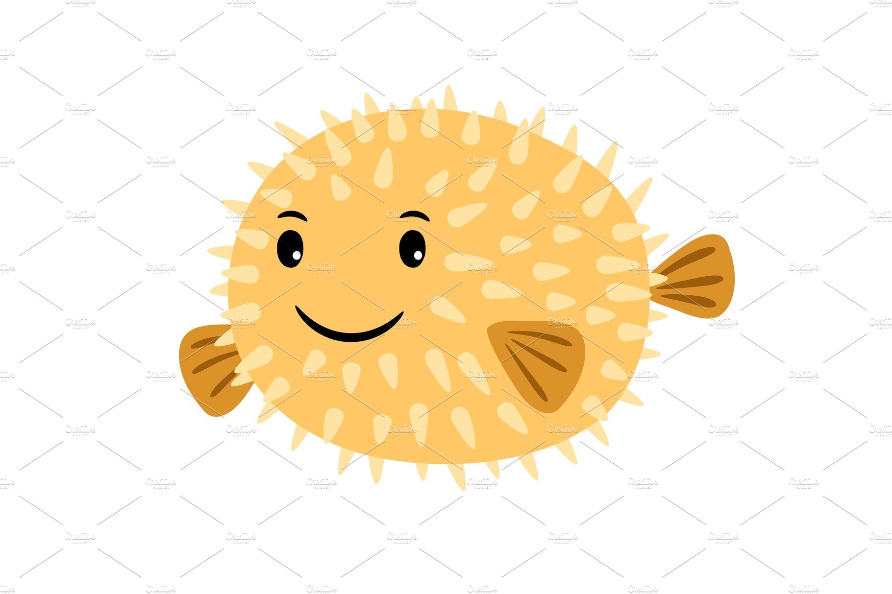 Puffer fish icon cover image.