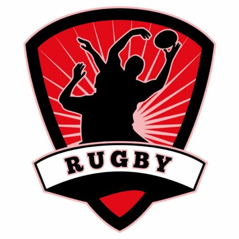 rugby player lineout catch shield cover image.