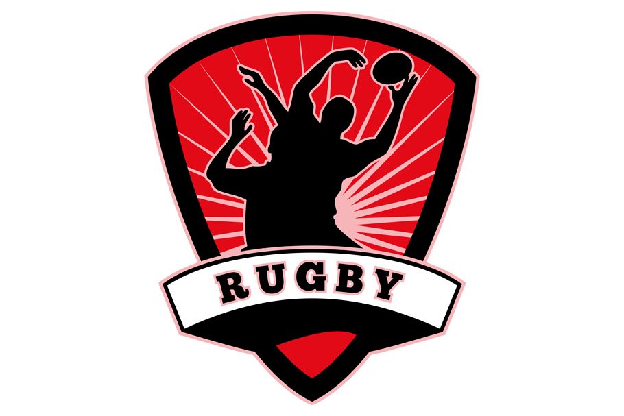 rugby player lineout catch shield cover image.