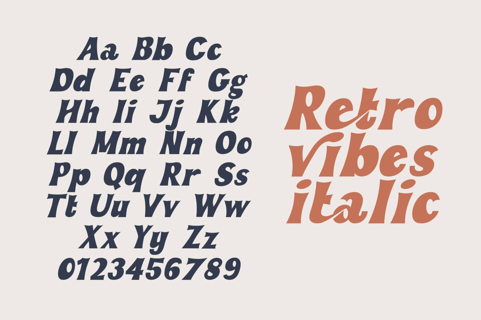 Retro Vibes | Vintage Bold Font – MasterBundles
