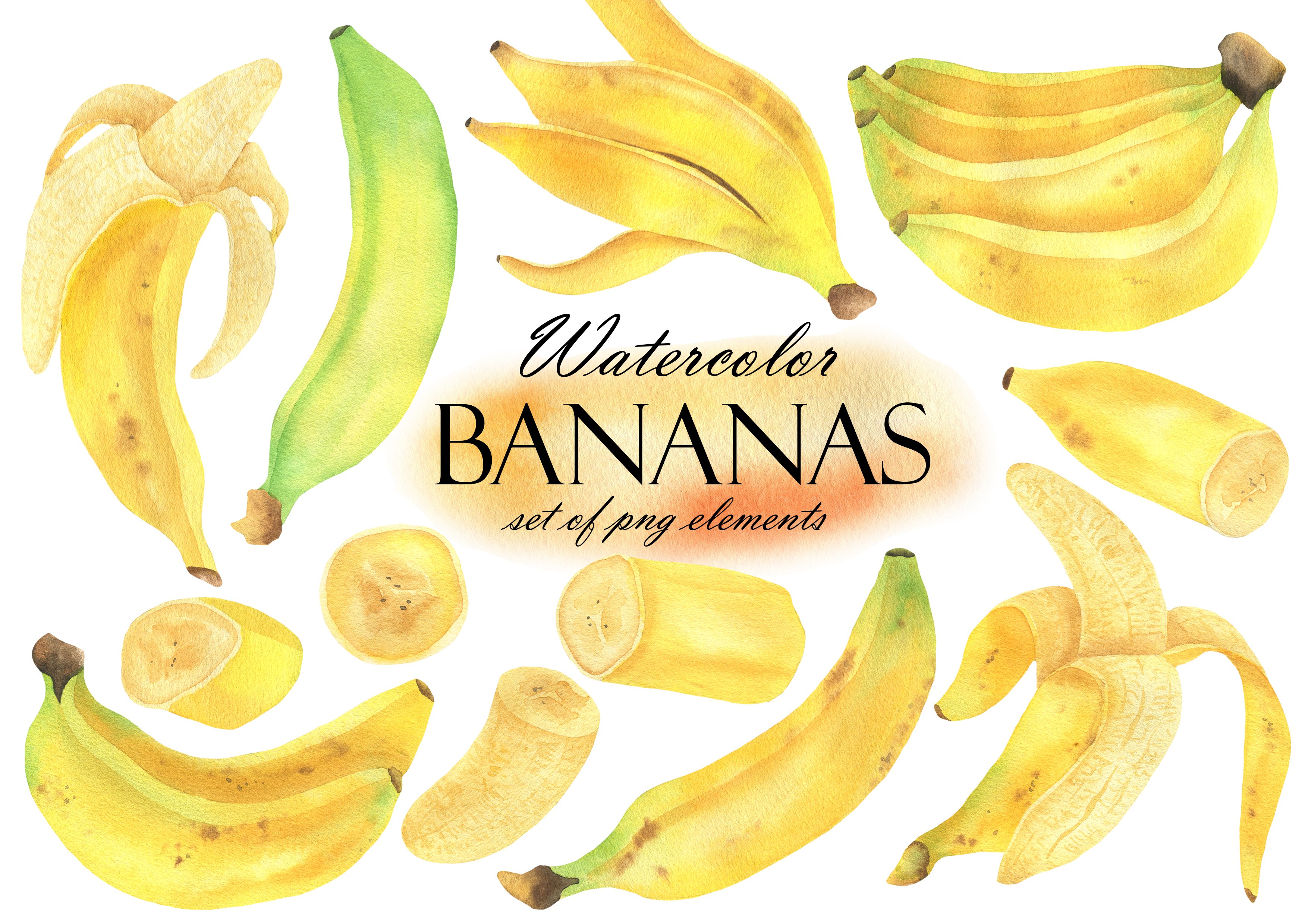 Watercolor Banana cover image.