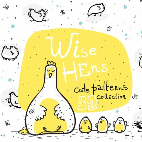 Wise Hens - 32 patterns+print cover image.