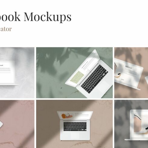 Macbook mockups - Scene creator cover image.