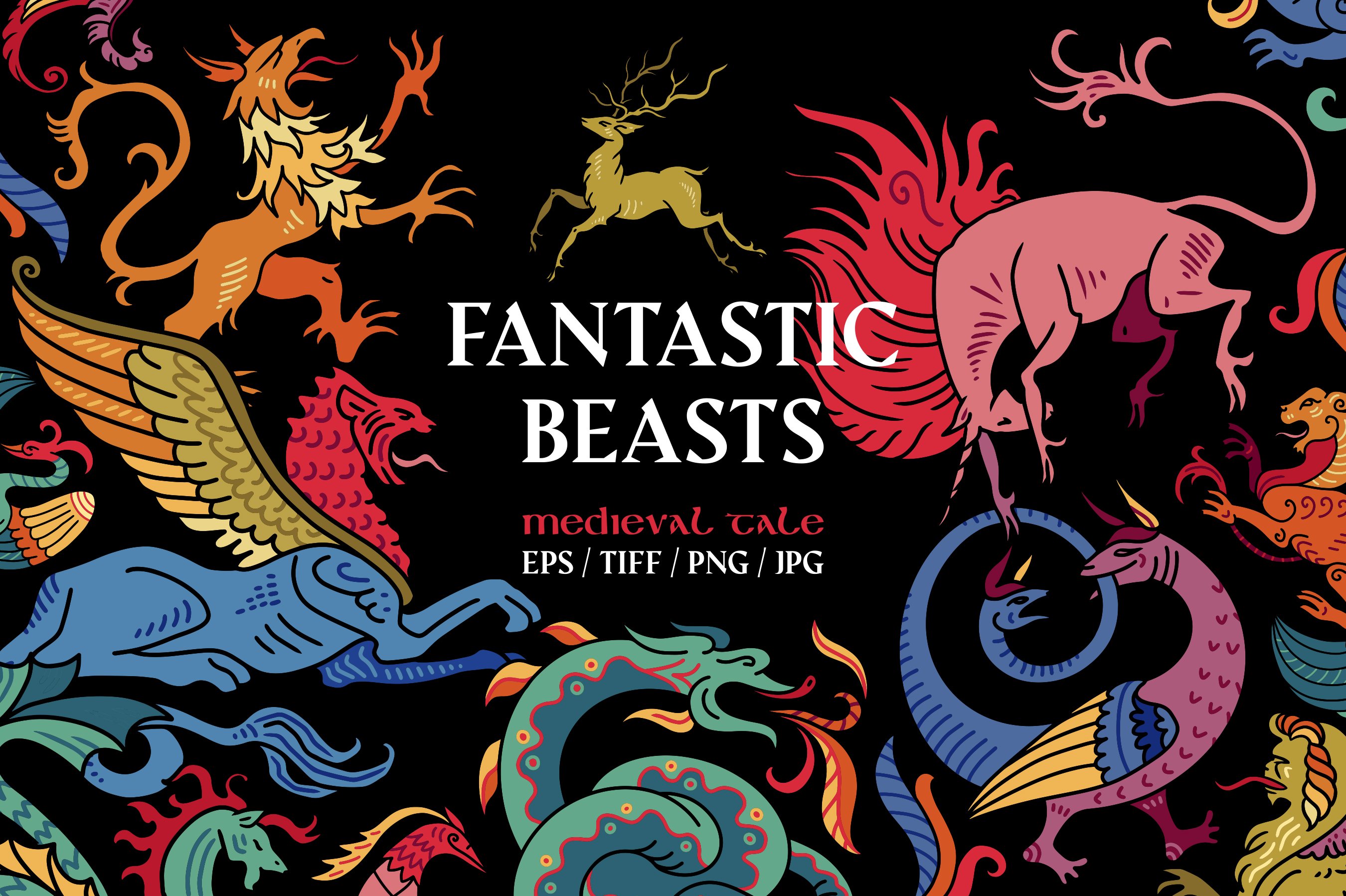 Fantastic beasts 3. Medieval tale cover image.