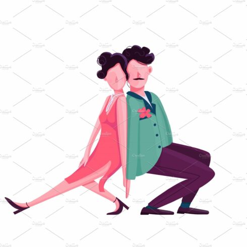 Man and woman dancing tango cover image.