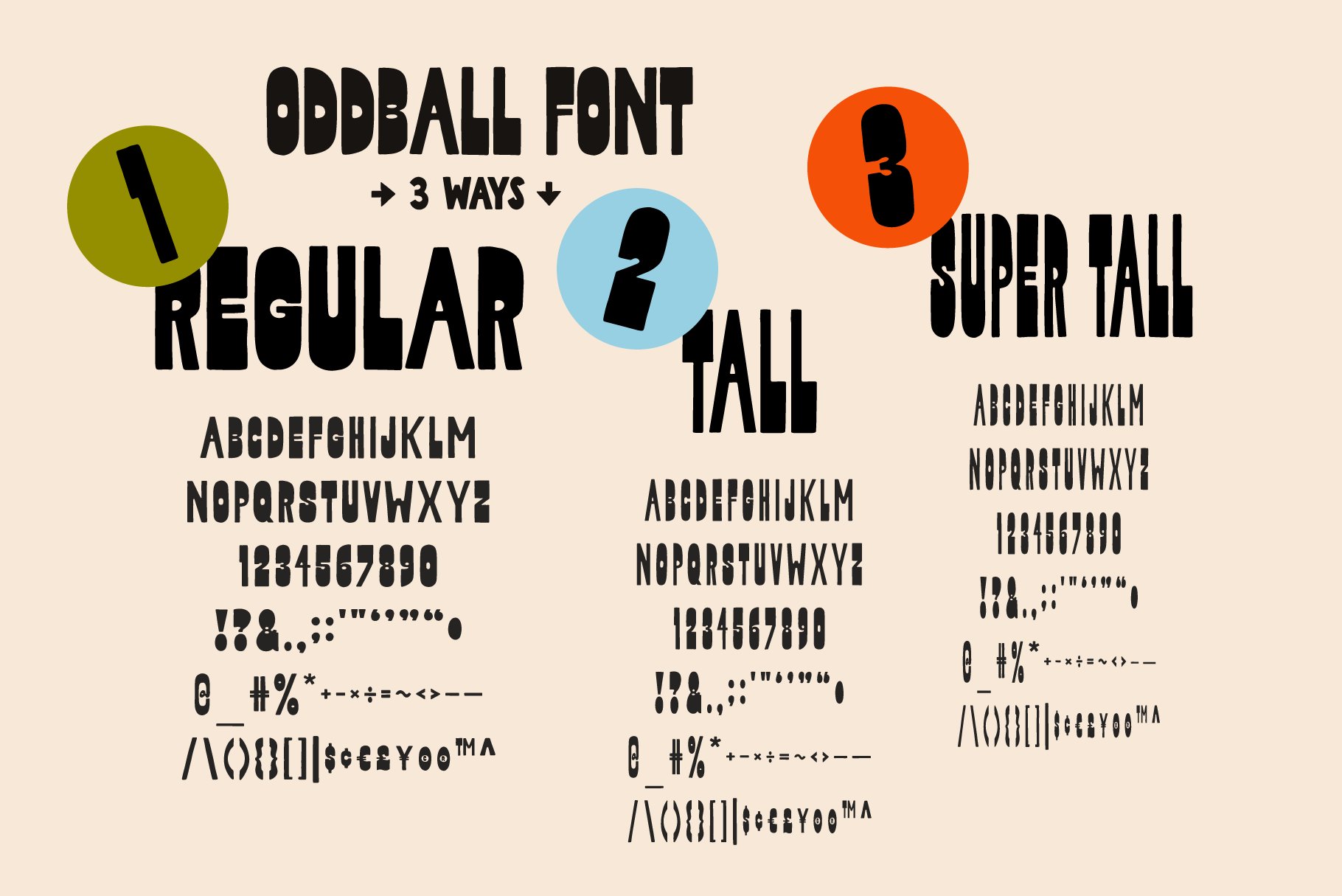 oddball hand lettered reverse contrast font 01 06 899