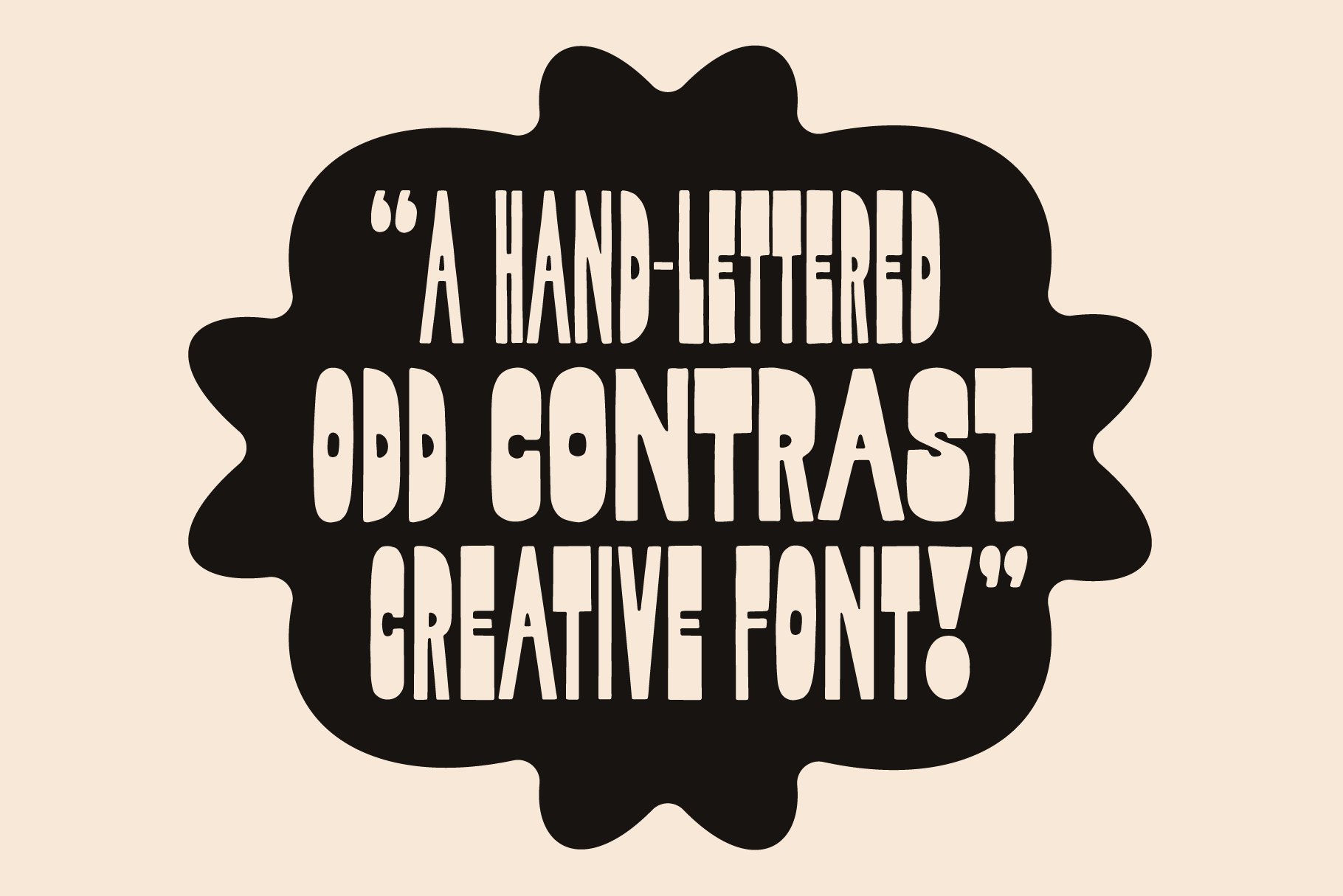 Oddball Font Collection! Hand-drawn! preview image.