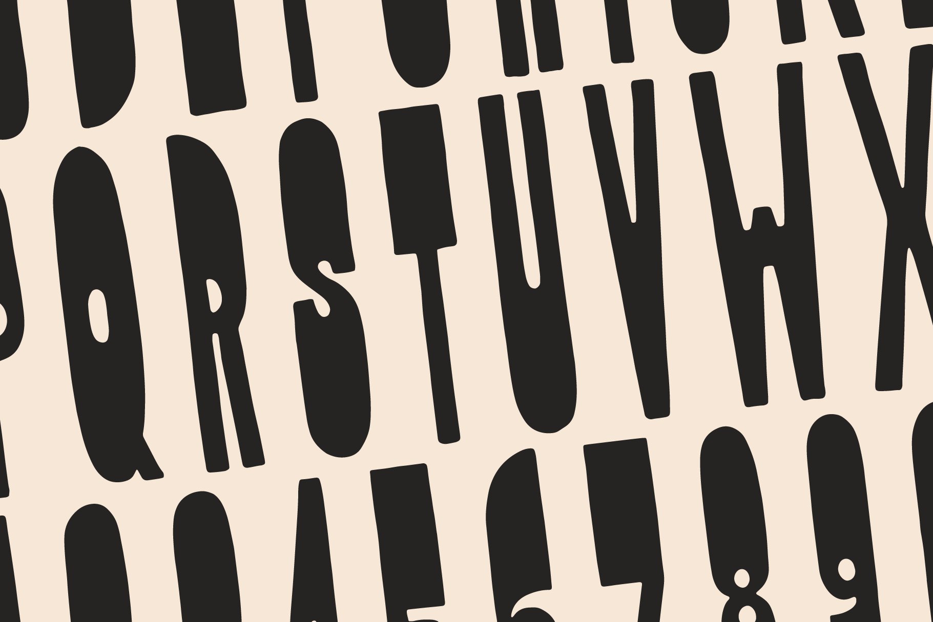 oddball supertall font 07 988