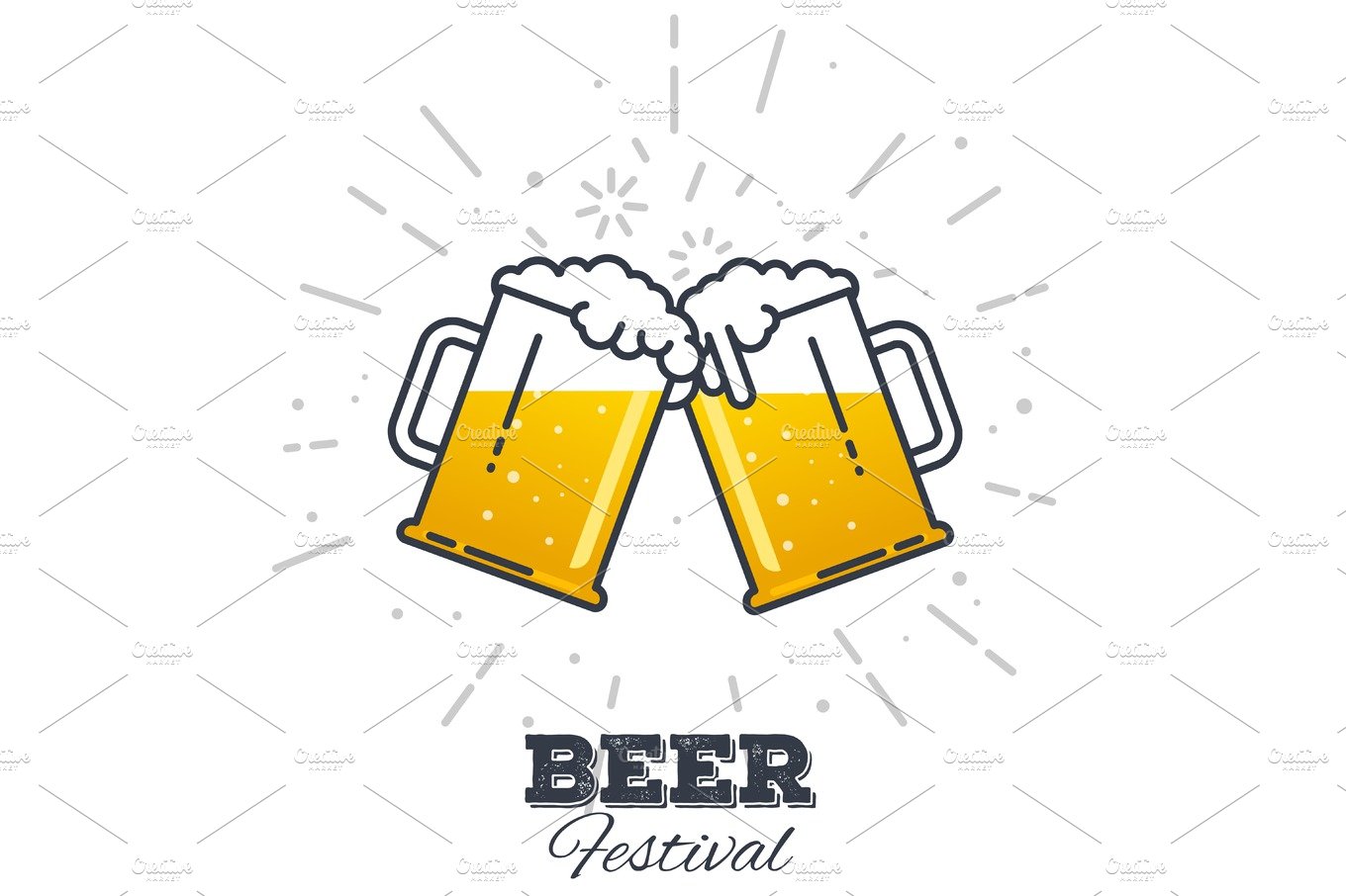 Beer festival icon cover image.