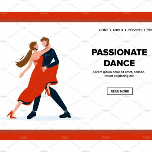 Passionate Dance Tango Performing cover image.