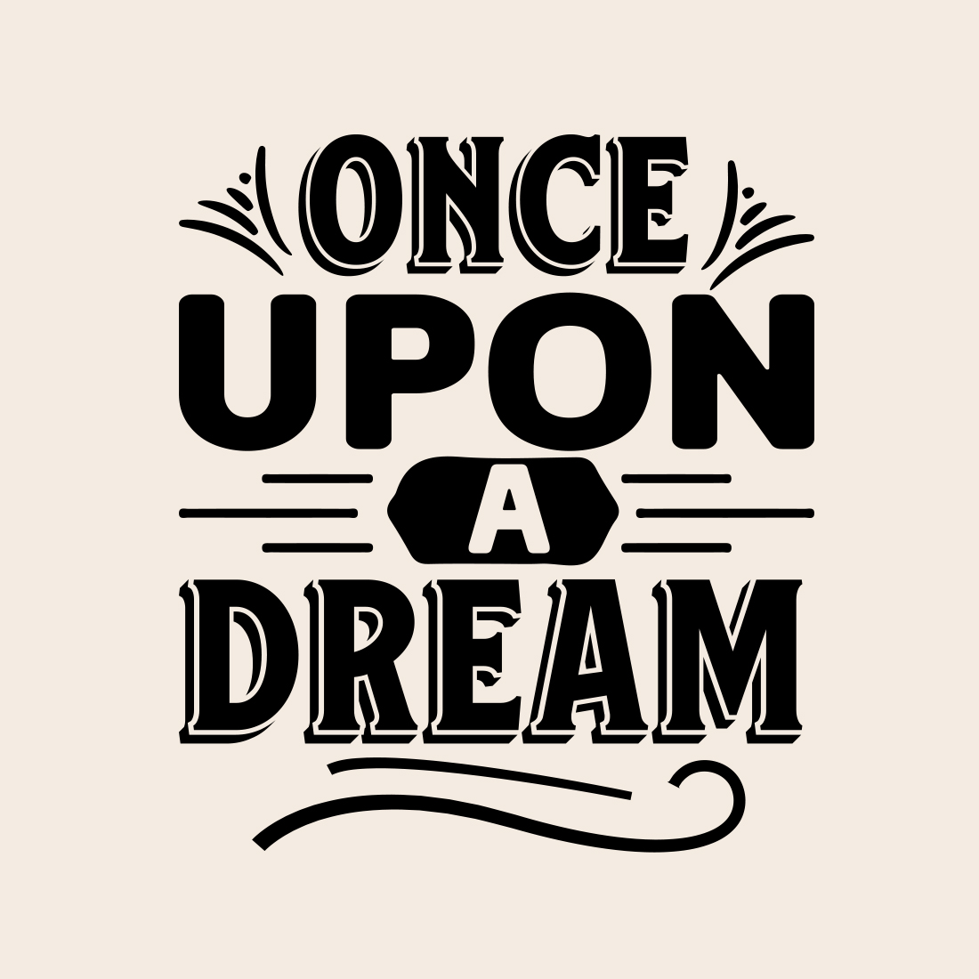 Once Upon a Dream svg preview image.