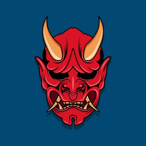 Oni japanese devil mask #10 cover image.