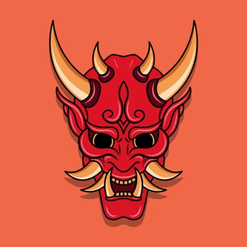 Oni japanese devil mask #13 cover image.