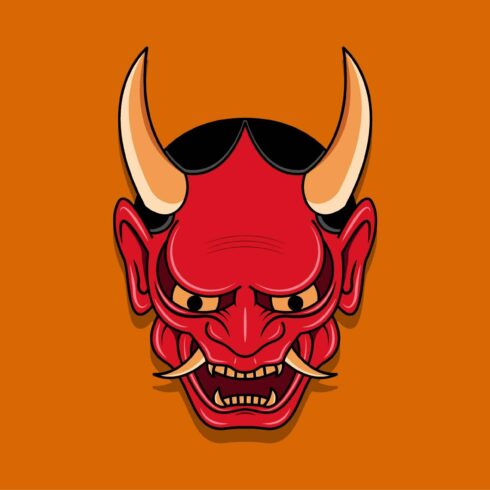 Oni japanese devil mask #15 cover image.