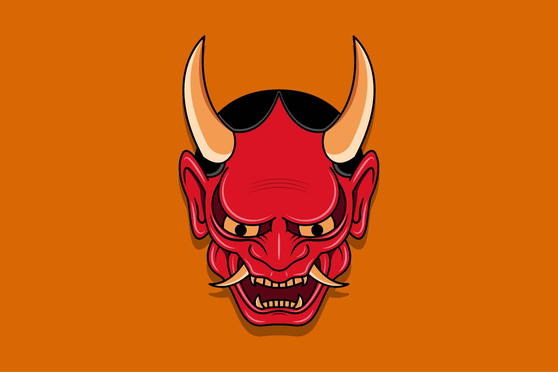 Oni japanese devil mask #15 cover image.