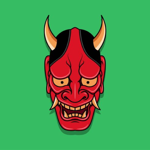 Oni japanese devil mask #20 cover image.