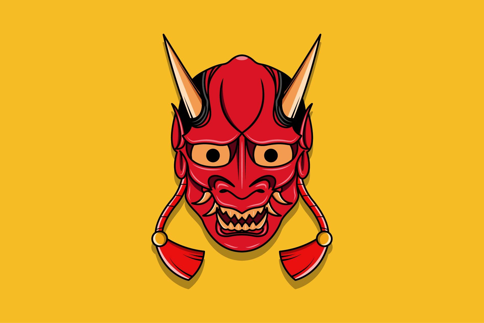 Oni japanese devil mask #22 cover image.