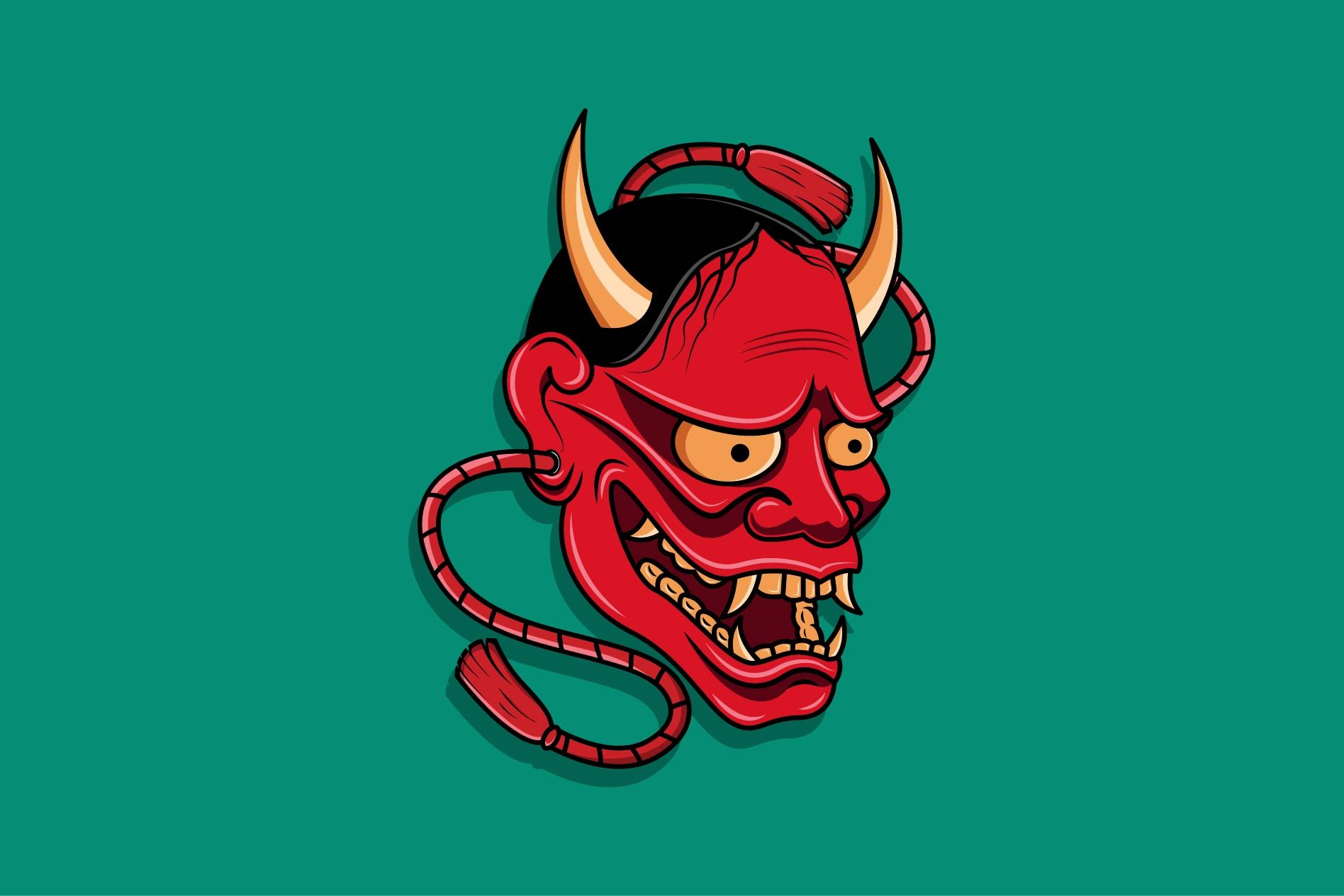 Oni japanese devil mask #26 cover image.