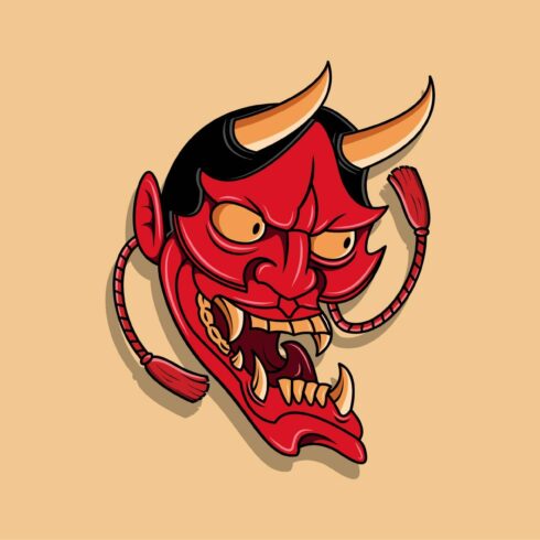 Oni japanese devil mask #27 cover image.