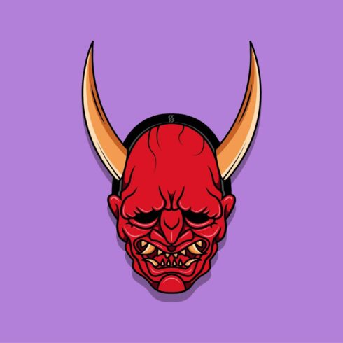 Oni japanese devil mask #28 cover image.