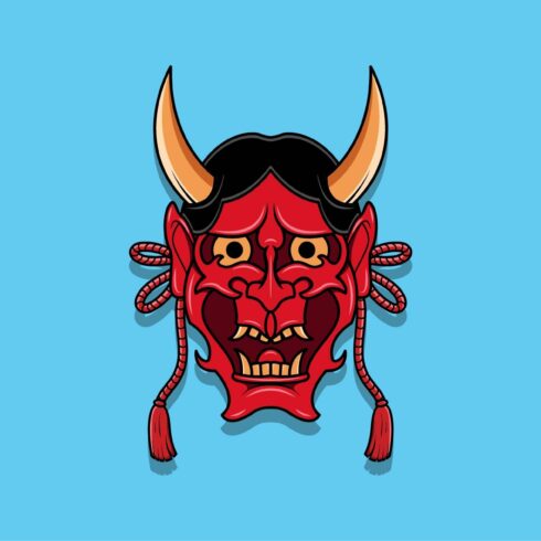 Oni japanese devil mask #29 cover image.
